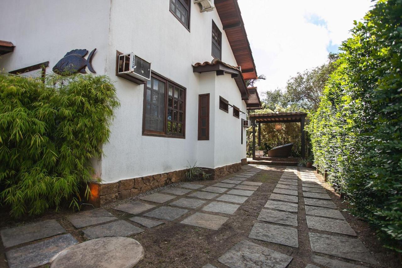 Casa completa! 4 suítes com ar, área gourmet com cervejeira privativa, wi fi 200mb Búzios Exterior foto
